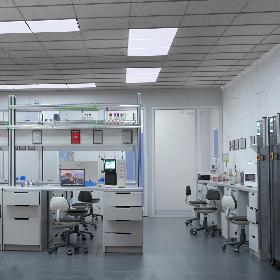 3D Scientific Laboratory 3 model
